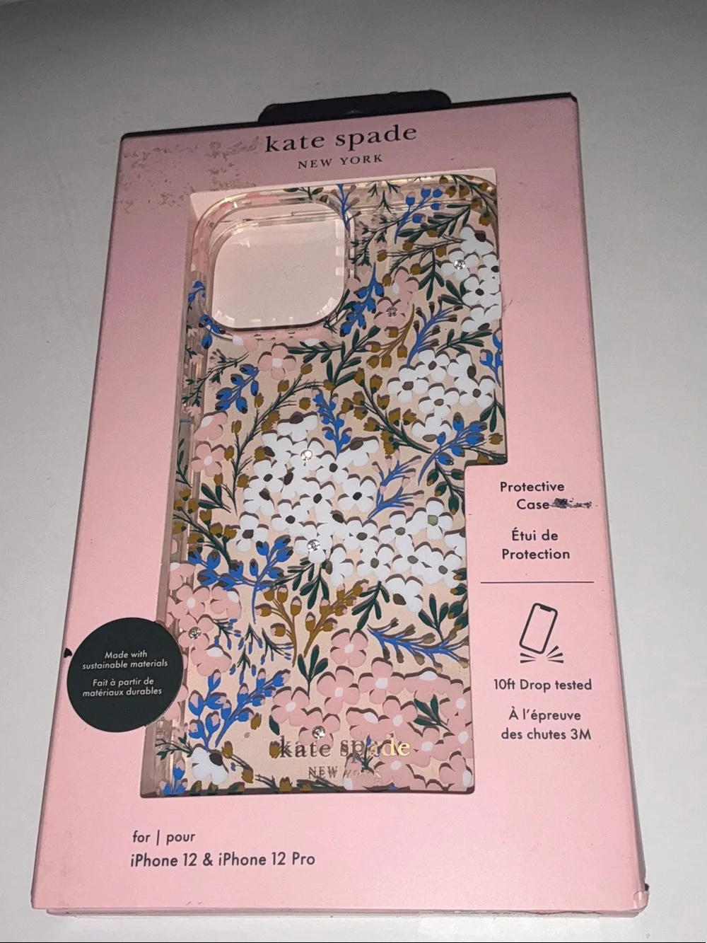 Kate Spade Clear Floral iPhone Case